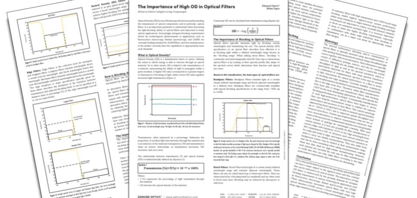The importance of high optical density in optical filters Electro Optics